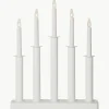 Adventkandelaar Plate van dennen- en berkenhout