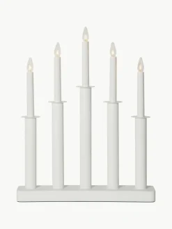 Adventkandelaar Plate van dennen- en berkenhout