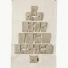 Adventskalender Pine van katoen en jute