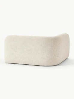 Afgeronde hoekmodule Wolke van bouclé