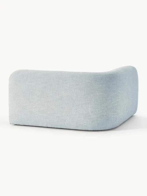 Afgeronde hoekmodule Wolke van bouclé