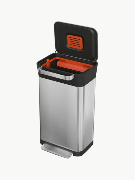 Afvalbak Titan met geïntegreerde afvalpers, 30 L