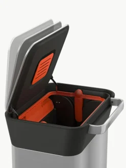 Afvalbak Titan met geïntegreerde afvalpers, 30 L