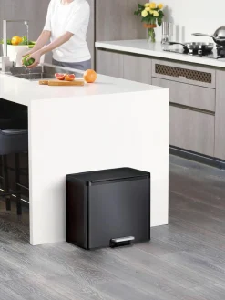 Afvalemmer Essential met pedaal functie, 20 L + 9 L