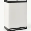 Afvalemmer Rafa met pedaalfunctie, 2 x 30 L