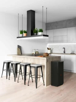 Afvalemmer Totem met aparte recycling unit, 2 x 30 L