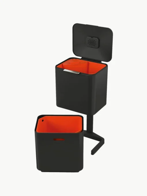 Afvalemmer Totem met aparte recycling unit, 2 x 30 L