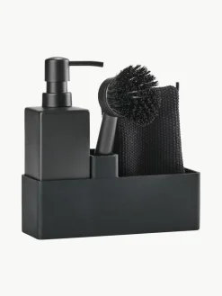 Afwasmiddeldispenser Zone Denmark met afwasborstel, set van 3
