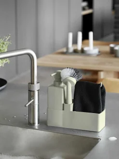 Afwasmiddeldispenser Zone Denmark met afwasborstel, 3-delig