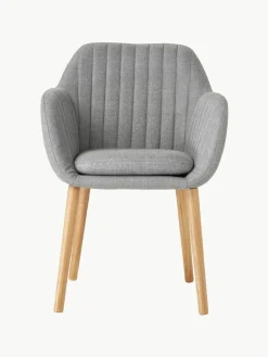 Armstoel Emilia met houten poten