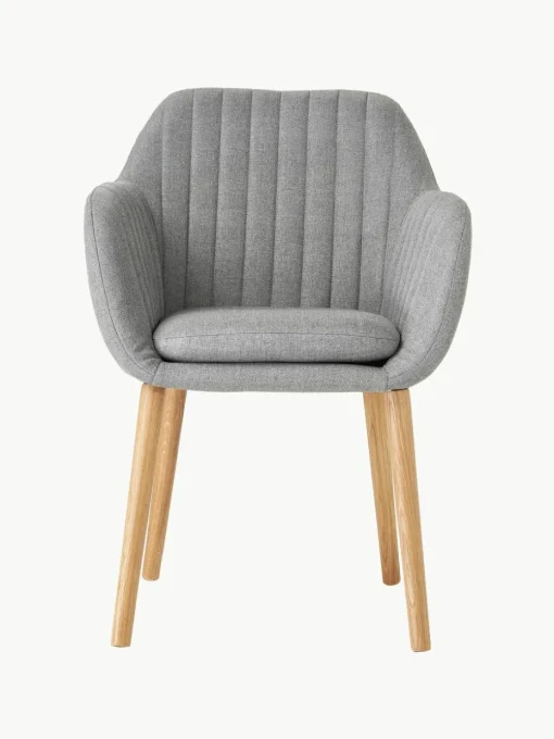Armstoel Emilia met houten poten