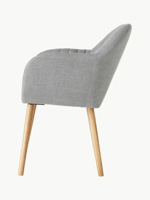 Armstoel Emilia met houten poten