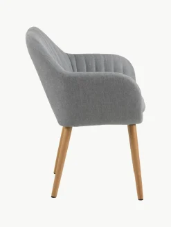 Armstoel Emilia met houten poten