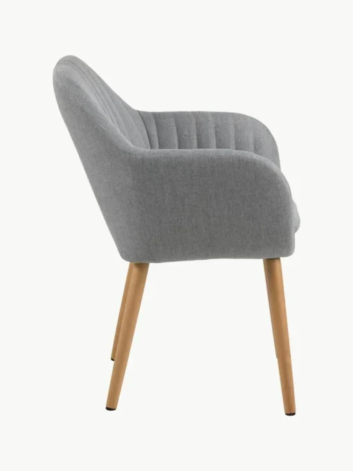 Armstoel Emilia met houten poten