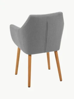 Armstoel Nora met houten poten