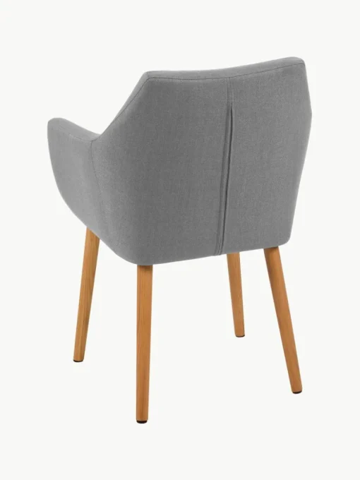 Armstoel Nora met houten poten