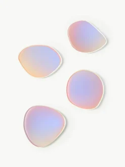 Asymmetrische onderzetters Lio, set van 4