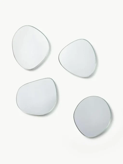 Asymmetrische onderzetters Lio, set van 4