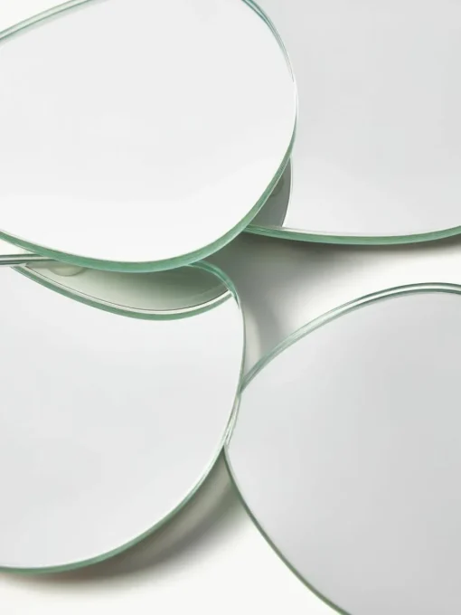 Asymmetrische onderzetters Lio, set van 4