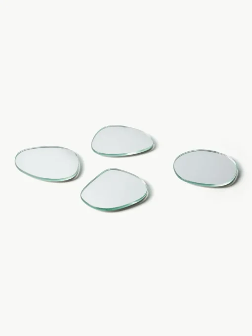 Asymmetrische onderzetters Lio, set van 4