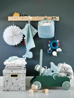 Baby knuffeldeken Raffi met fopspeenhouder