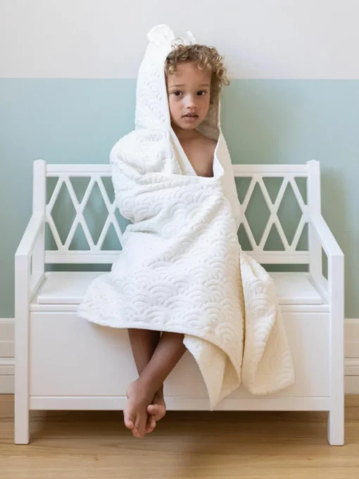 Babyhanddoek Wave van biokatoen