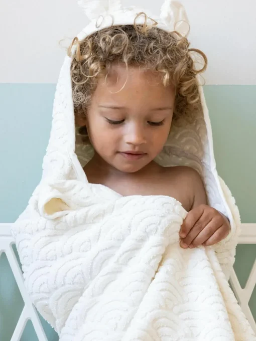 Babyhanddoek Wave van biokatoen