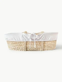 Babymand Moses met matras en katoenen hoes, set van 3