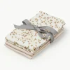 Babymousseline doekjes Lierre van biokatoen, set van 4