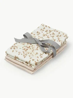 Babymousseline doekjes Lierre van biokatoen, set van 4