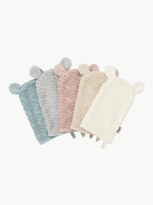 Babywashandje Wave gemaakt van biokatoen