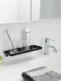 Badkamer dienblad met zelfklevende haken