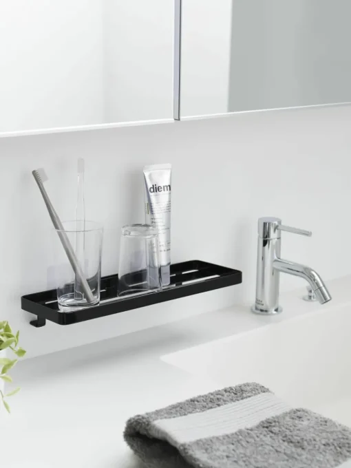 Badkamer dienblad met zelfklevende haken