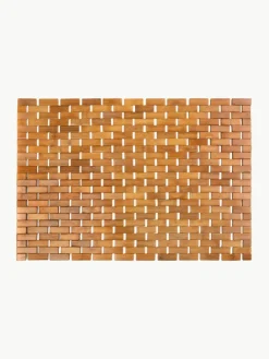 Badmat Palito van bamboehout, antislip