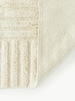 Badmat Tianna met hoog-laag structuur, antislip