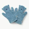 Badstof washandschoenen Terry, 2 stuks