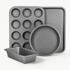 Bakvormen KitchenCraft met antiaanbaklaag, set van 4
