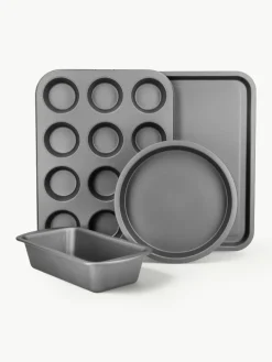 Bakvormen KitchenCraft met antiaanbaklaag, set van 4