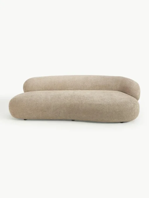 Bank Alba (3-zits) uit teddy bouclé