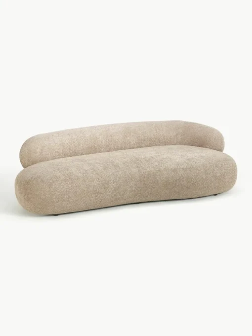 Bank Alba (3-zits) uit teddy bouclé