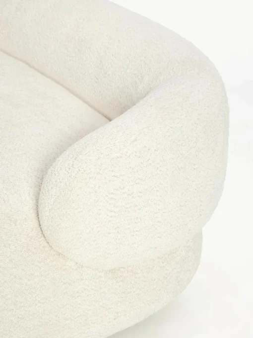 Bank Alba (2-zits) uit teddy bouclé