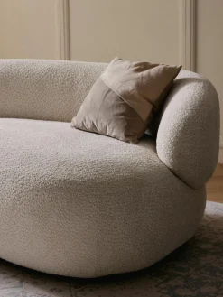 Bank Alba (2-zits) uit teddy bouclé