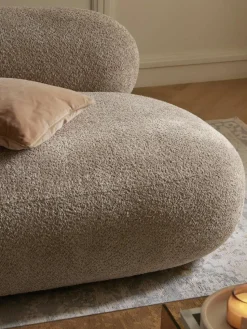 Bank Alba (3-zits) uit teddy bouclé