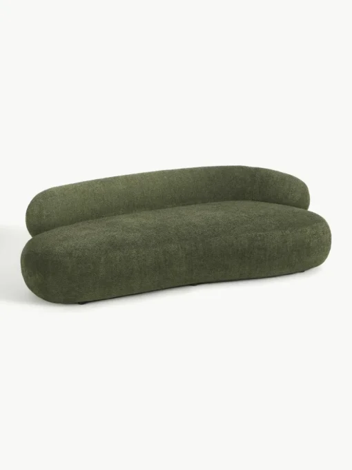 Bank Alba (3-zits) uit teddy-bouclé