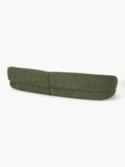 Bank Alba (4-zits) uit teddy-bouclé
