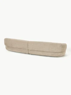 Bank Alba (4-zits) uit teddy-bouclé