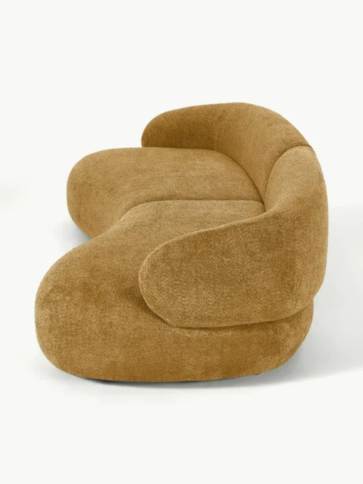 Bank Alba (4-zits) uit teddy-bouclé