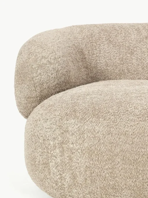 Bank Alba (4-zits) uit teddy-bouclé