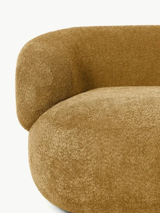Bank Alba (4-zits) uit teddy-bouclé