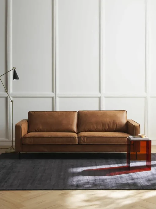Bank Hunter (3-zits) van gerecycled leer